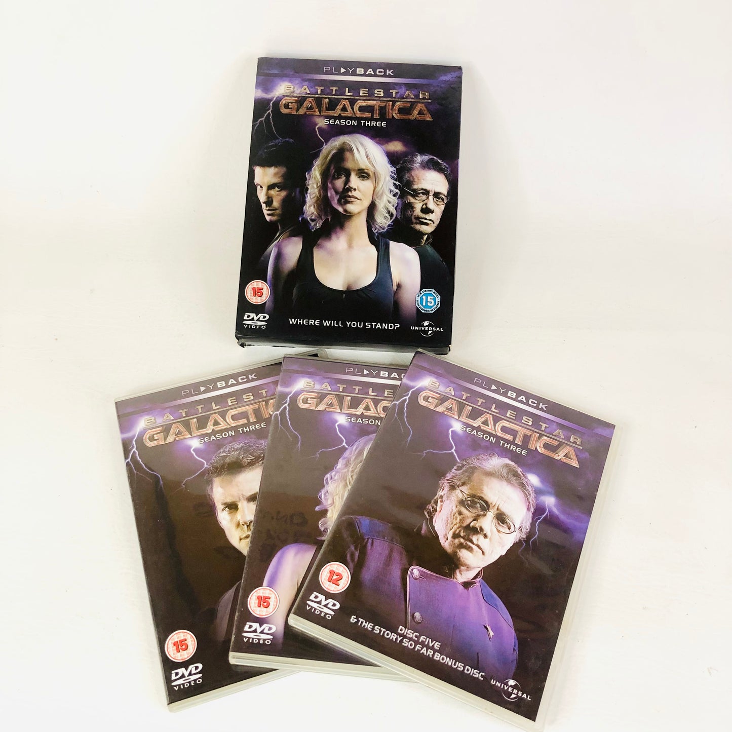 Battlestar Galactica Complete DVD Bundle Boxset Season 1-4 (Part 1 & ) TV Series