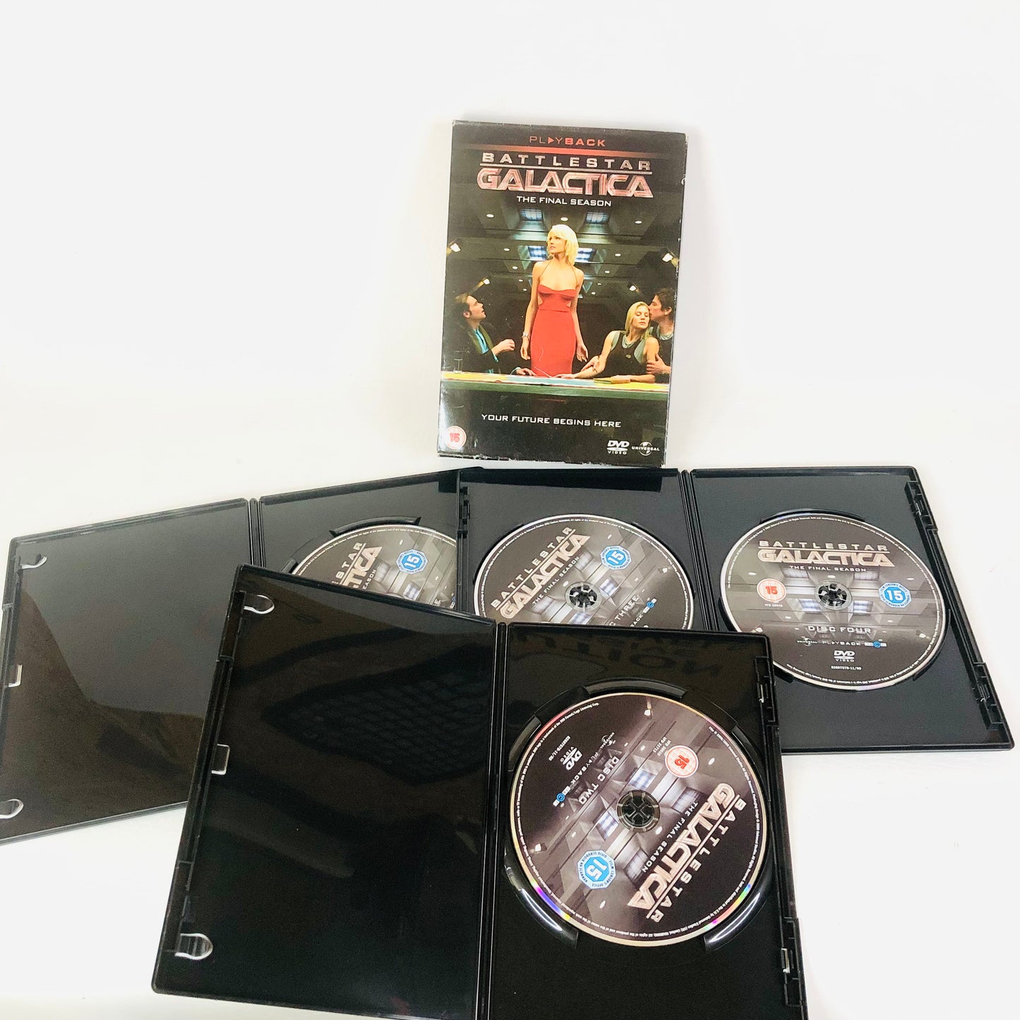 Battlestar Galactica Complete DVD Bundle Boxset Season 1-4 (Part 1 & ) TV Series