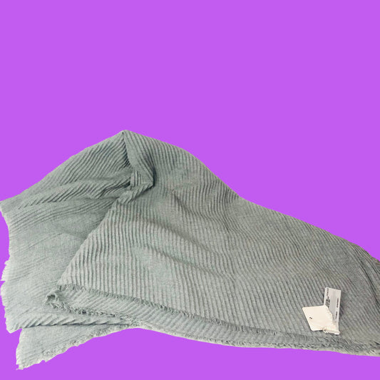 Primark Grey Crinkle Lightweight Scarf (70 X 178 CM)  NEW With Tags