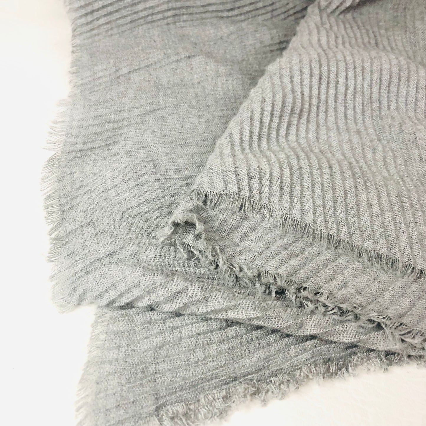 Primark Grey Crinkle Lightweight Scarf (70 X 178 CM)  NEW With Tags