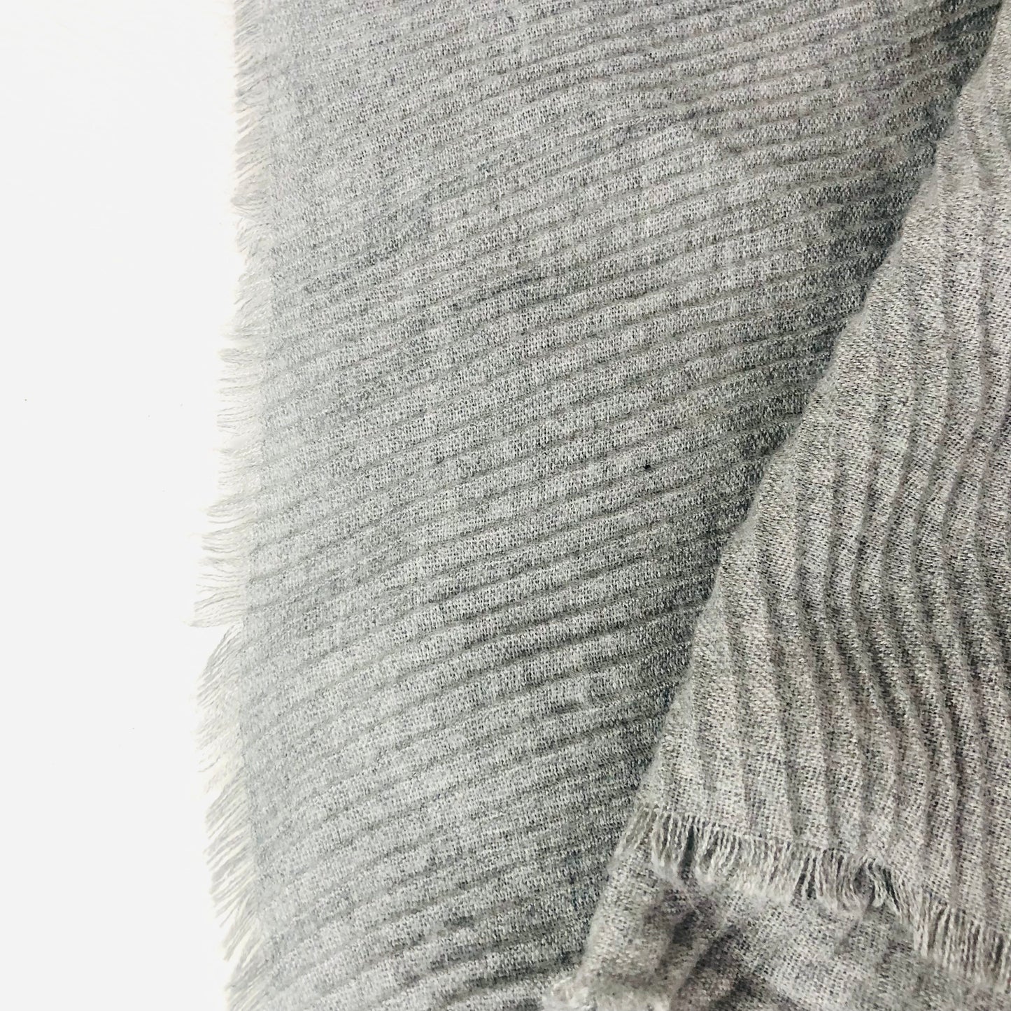 Primark Grey Crinkle Lightweight Scarf (70 X 178 CM)  NEW With Tags