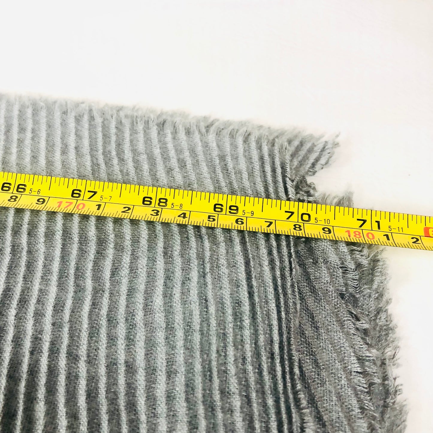 Primark Grey Crinkle Lightweight Scarf (70 X 178 CM)  NEW With Tags