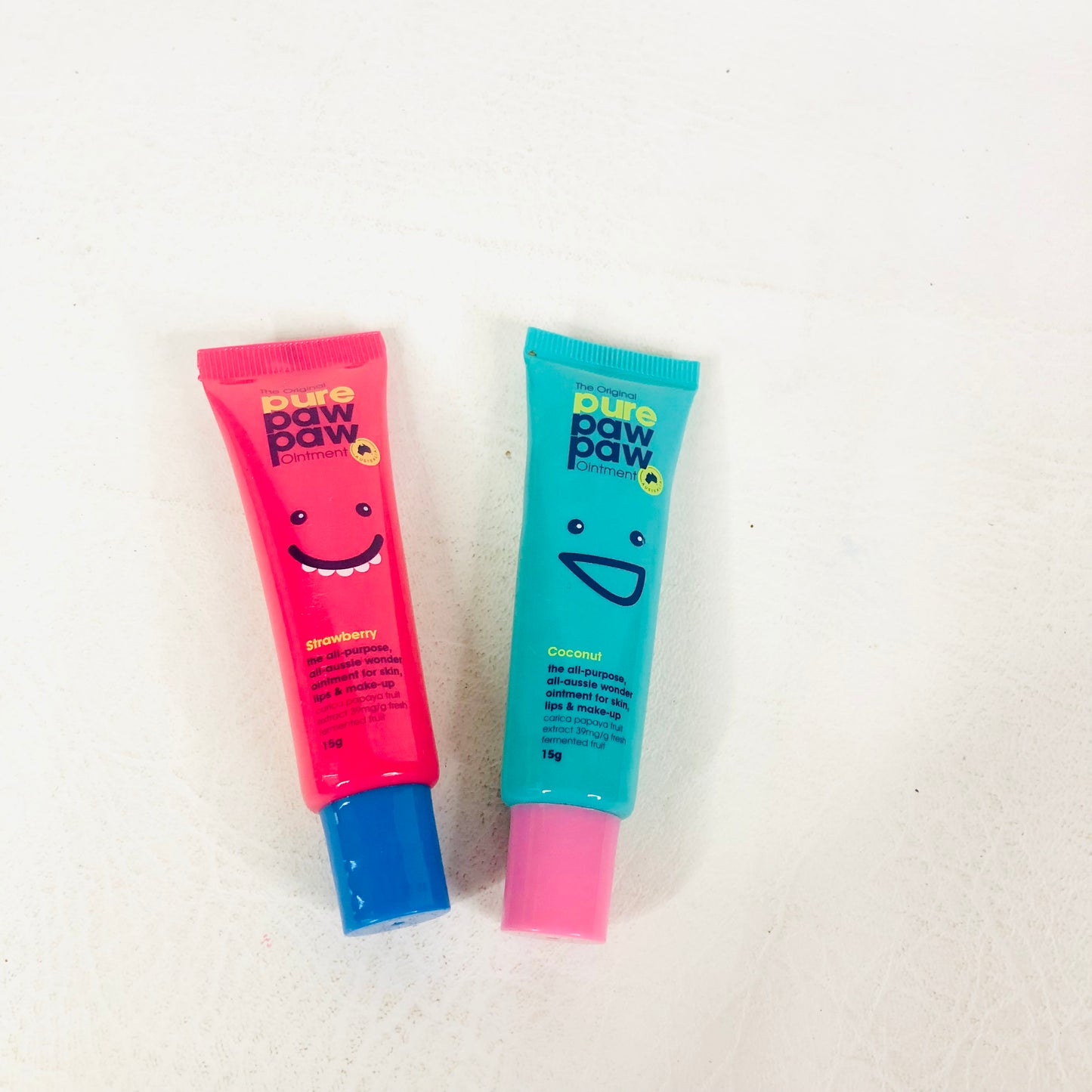 Set of 2 PURE PAW PAW Multi Use Ointment - Coconut & Strawberry
