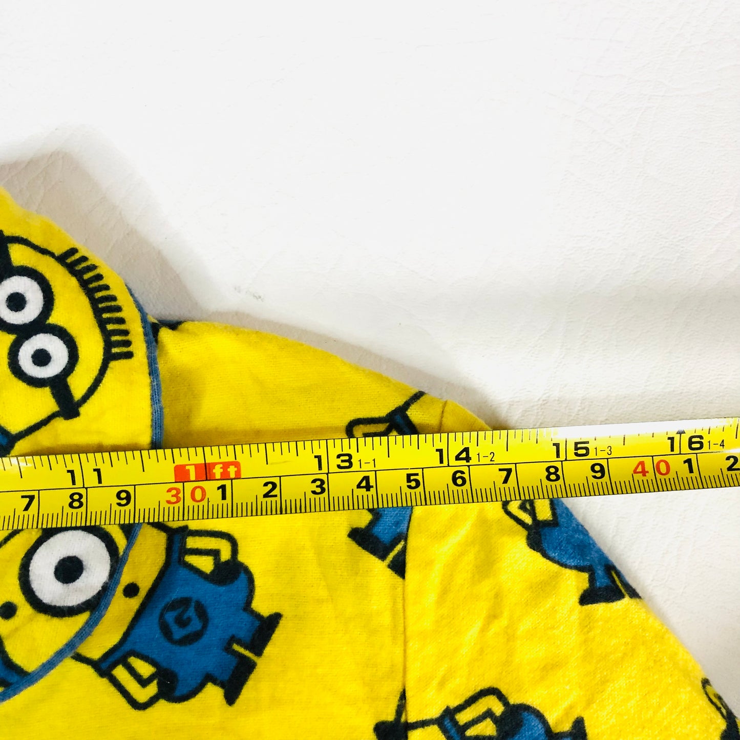 Childrens Unisex Minions Yellow & Blue Brushed Cotton Two Piece Button Down Pyjama Set Age 13 Years