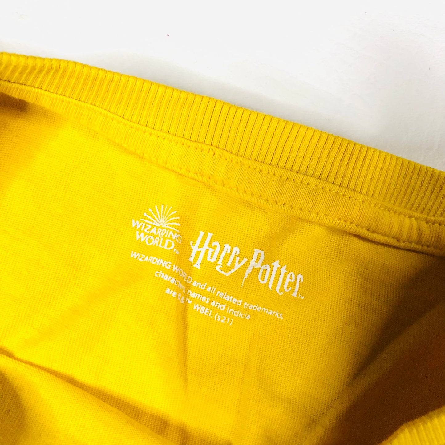 TU Harry Potter Hufflepuff Yellow Two Piece 100% Cotton Unisex Kids Pyjamas Age 11-12 Years