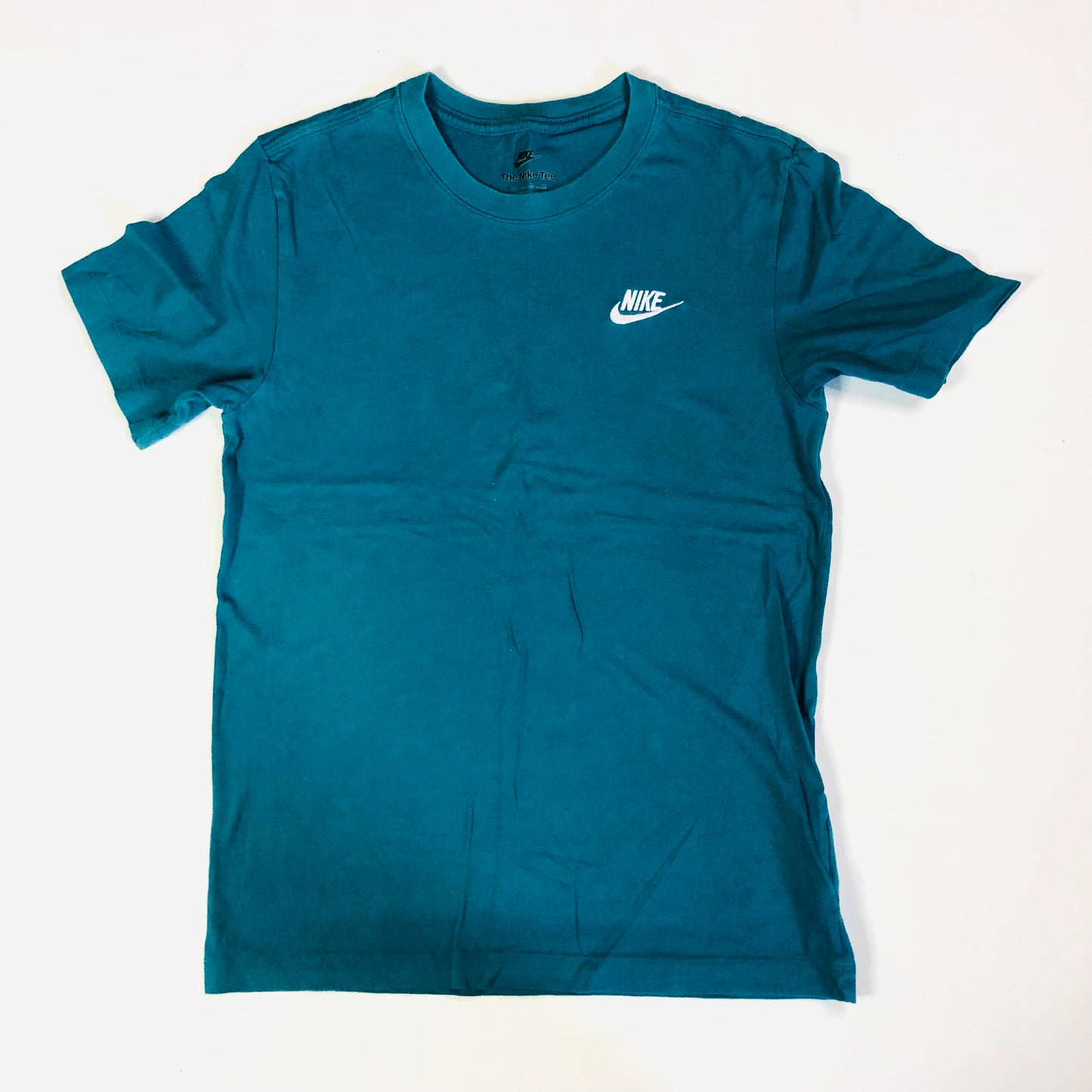 Nike Sportswear Mens Swoosh Logo T Shirt in Teal Blue/green The Nike Tee XS