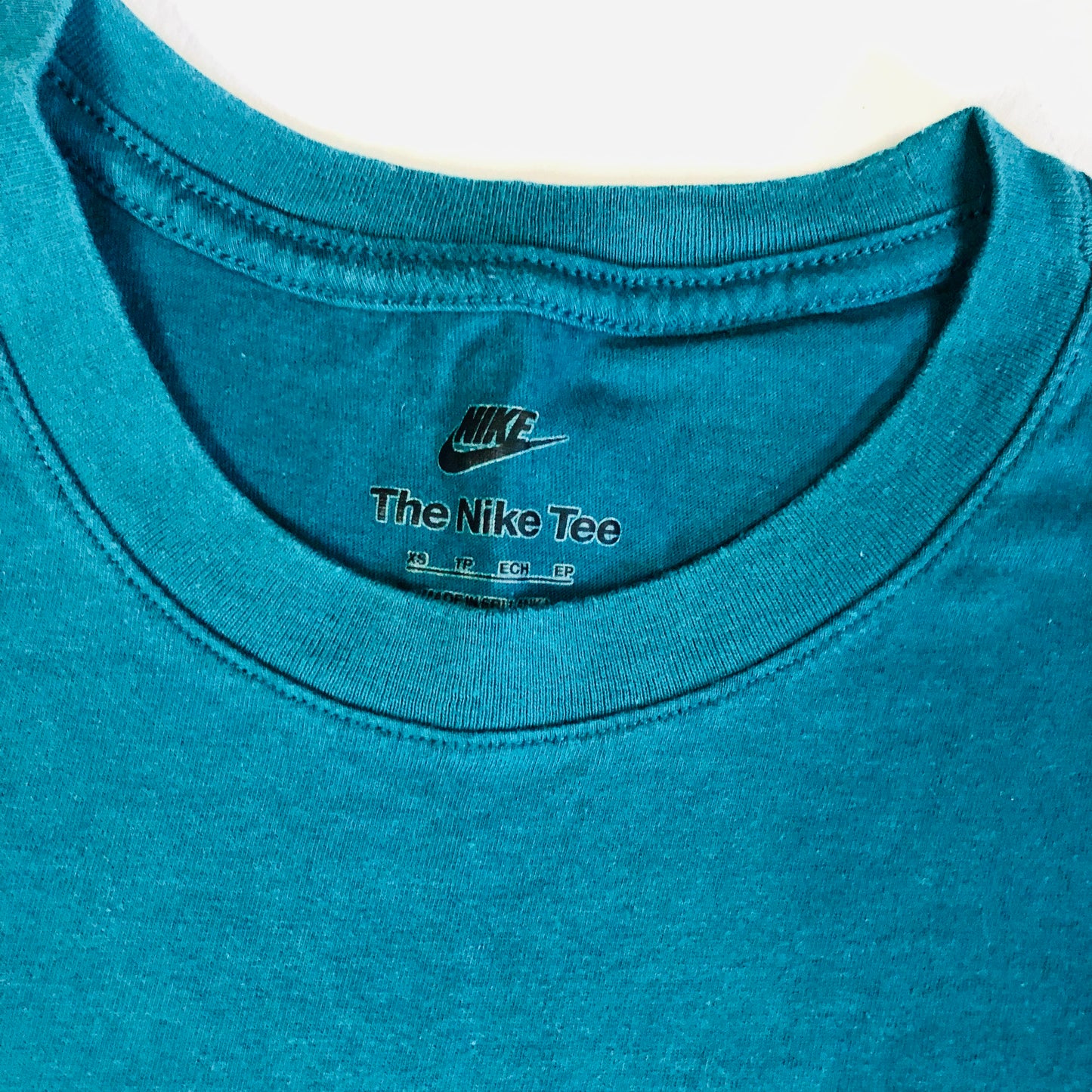 Nike Sportswear Mens Swoosh Logo T Shirt in Teal Blue/green The Nike Tee XS