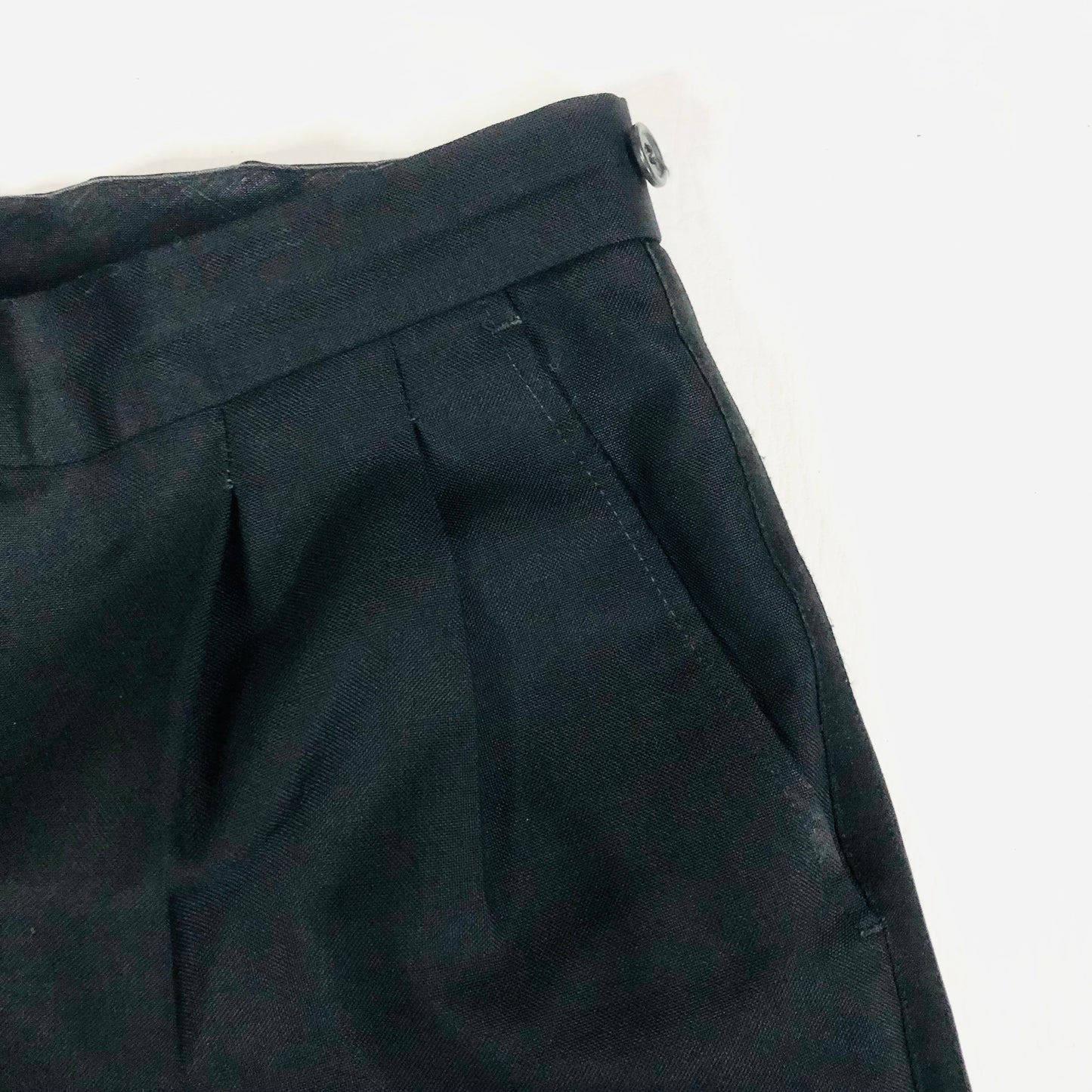 Mens HR Classic Black Two Piece Wool Blend Tuxedo Tux Dinner Suit Size 32S 38R