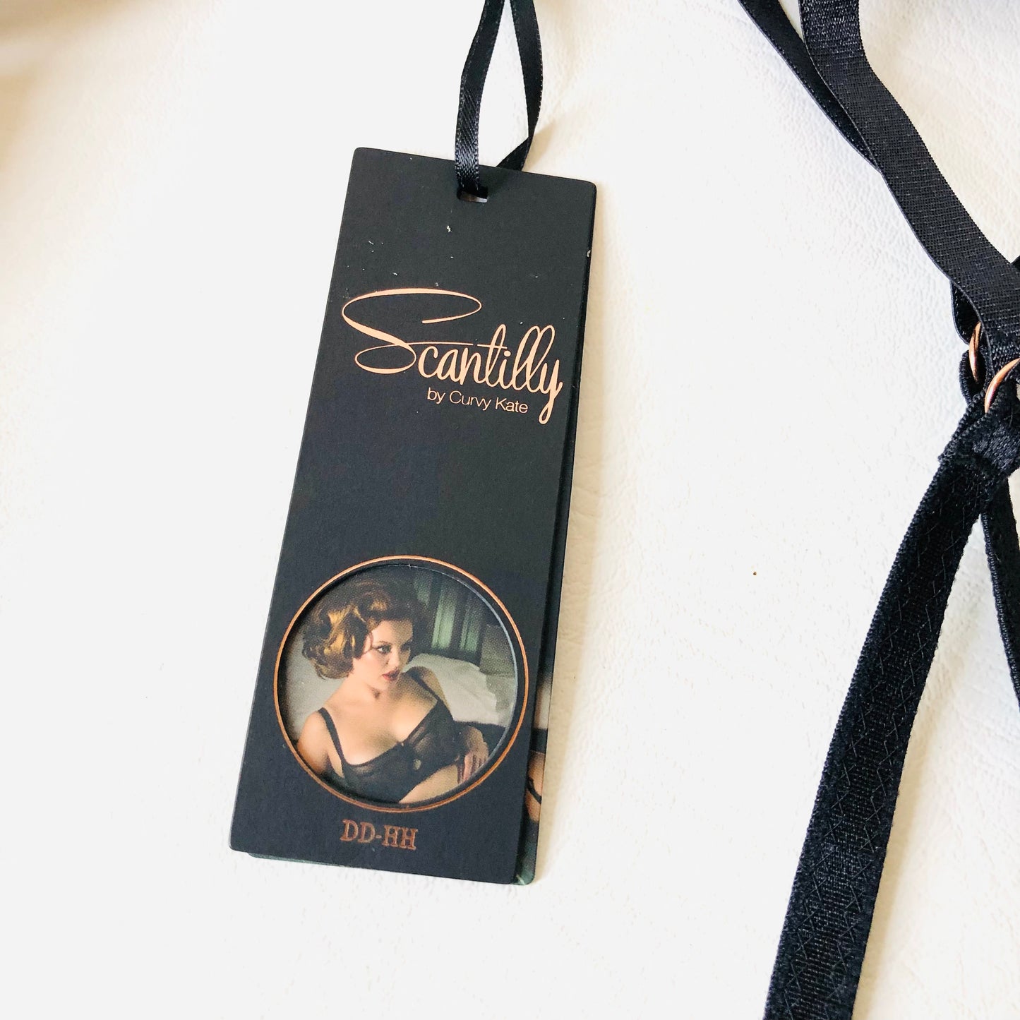 Scantilly By Curvy Kate Decadence Black & White Monochrome Suspender Belt Size Small NEW