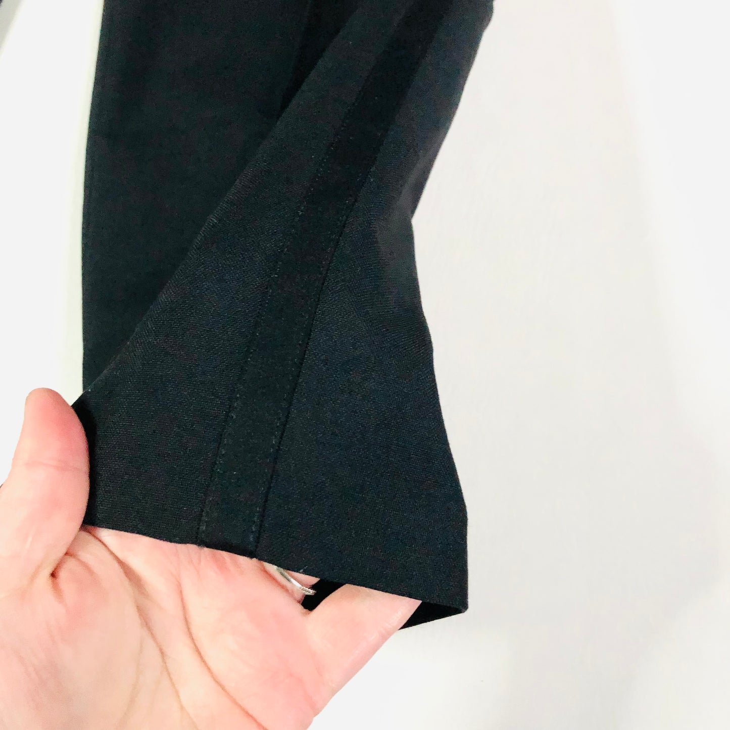 Mens HR Classic Black Two Piece Wool Blend Tuxedo Tux Dinner Suit Size 32S 38R