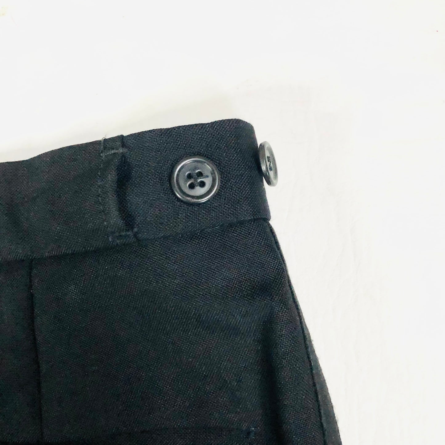 Mens HR Classic Black Two Piece Wool Blend Tuxedo Tux Dinner Suit Size 32S 38R