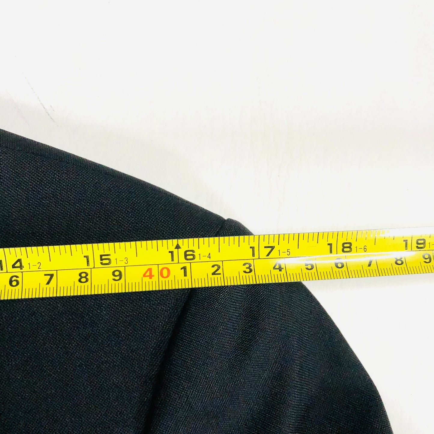 Mens HR Classic Black Two Piece Wool Blend Tuxedo Tux Dinner Suit Size 32S 38R