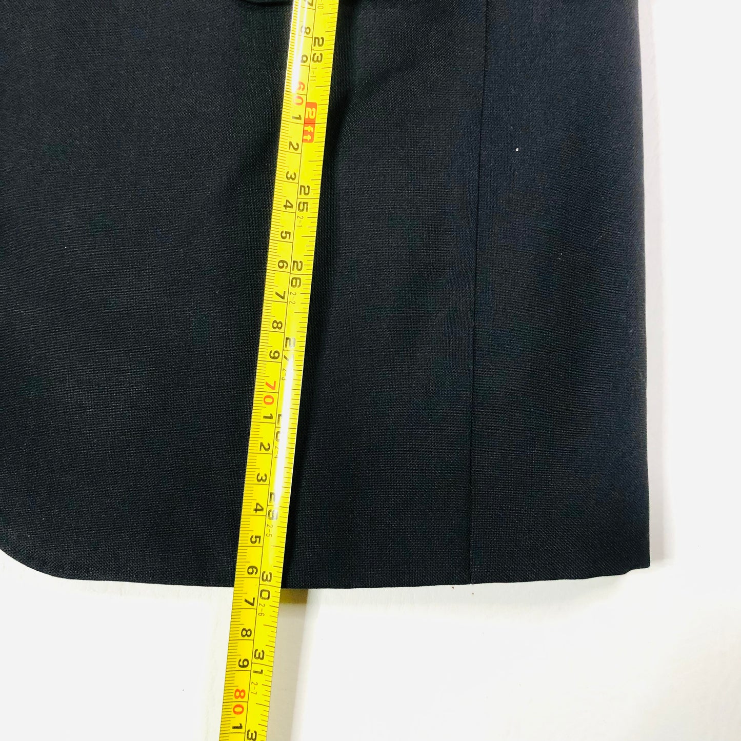 Mens HR Classic Black Two Piece Wool Blend Tuxedo Tux Dinner Suit Size 32S 38R