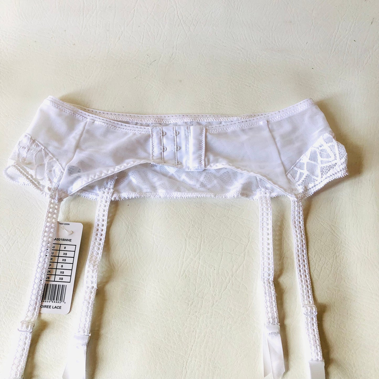Freya Soiree White Lace Bridal Suspender Garter Belt Lingerie Size XS (UK 6/8) NEW
