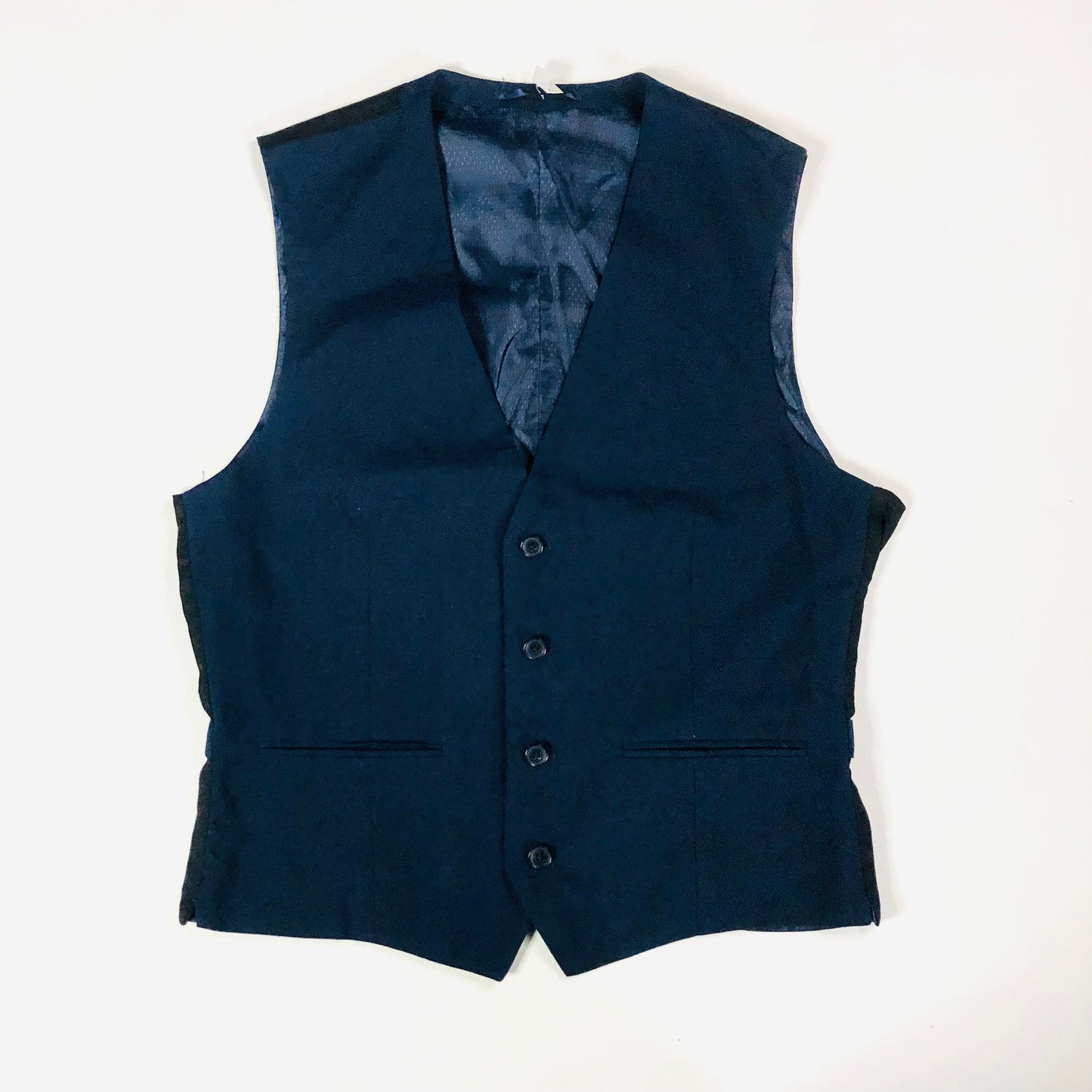 Ventura Mens Smart Blue Suit Waistcoat Vest Size 38R Slim Fit Wedding Races Work