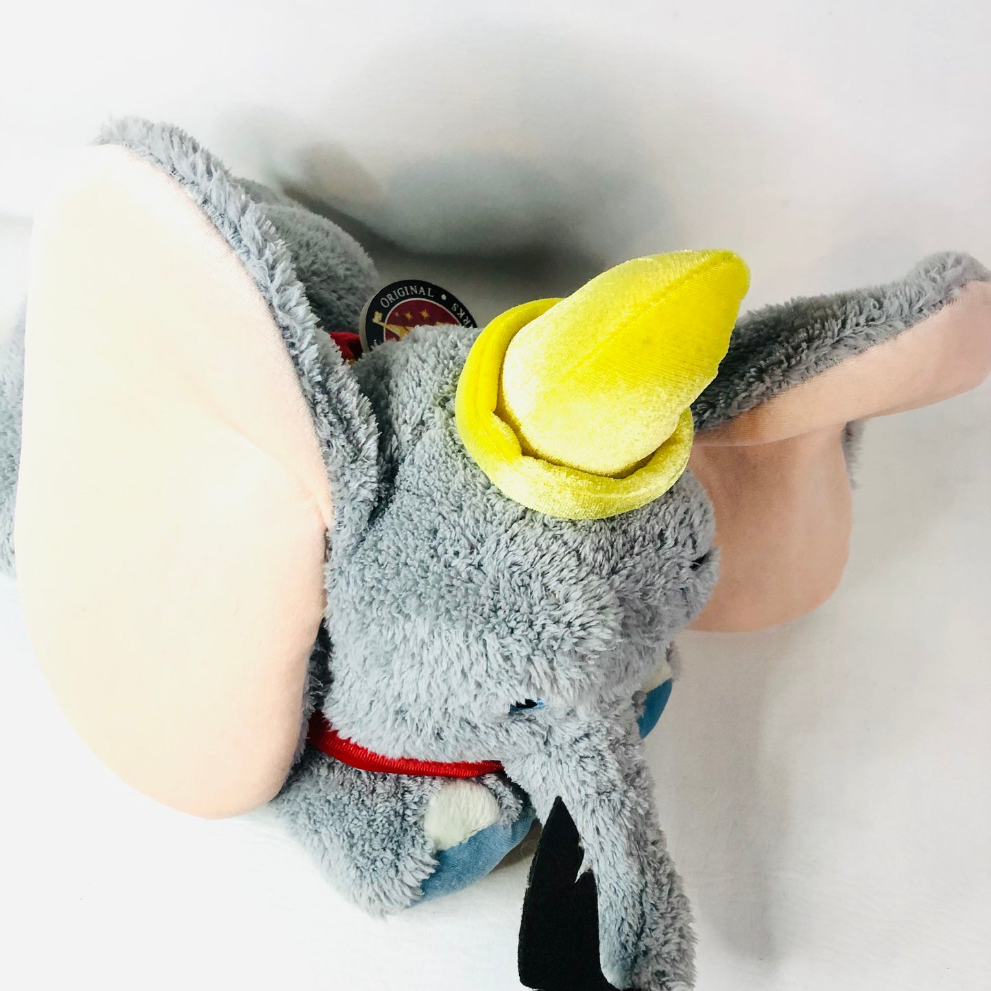 Disney Parks Dumbo With Feather Plush Soft toy 15” Rare Vintage New With Tags