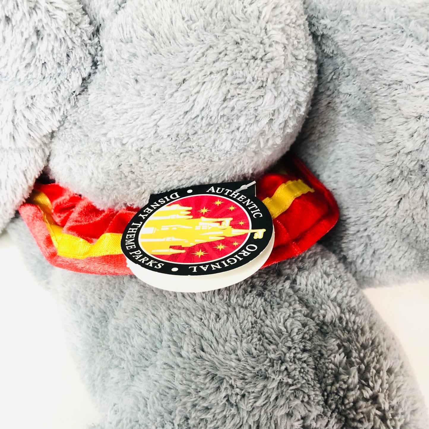 Disney Parks Dumbo With Feather Plush Soft toy 15” Rare Vintage New With Tags