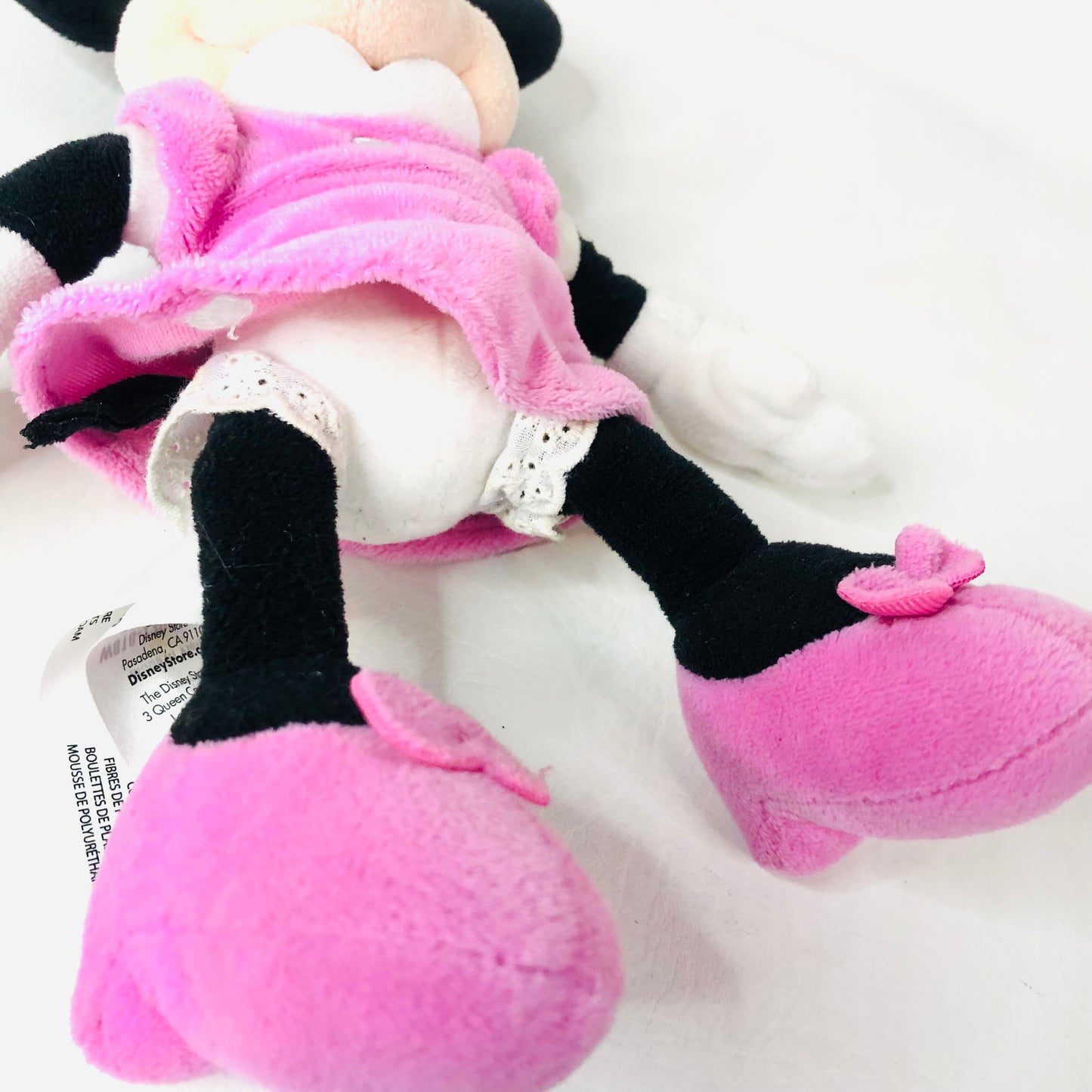 Disney Genuine Authentic Disney Store Pink Minnie Mouse Plush Soft Toy 10”