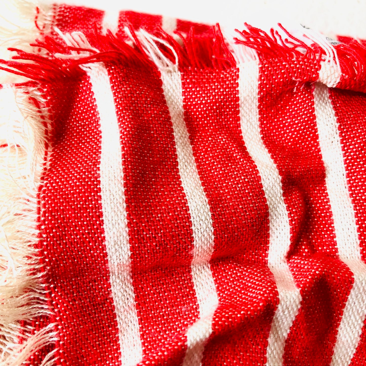Mountain Warehouse Red & White Striped Lightweight Wrap Scarf NEW