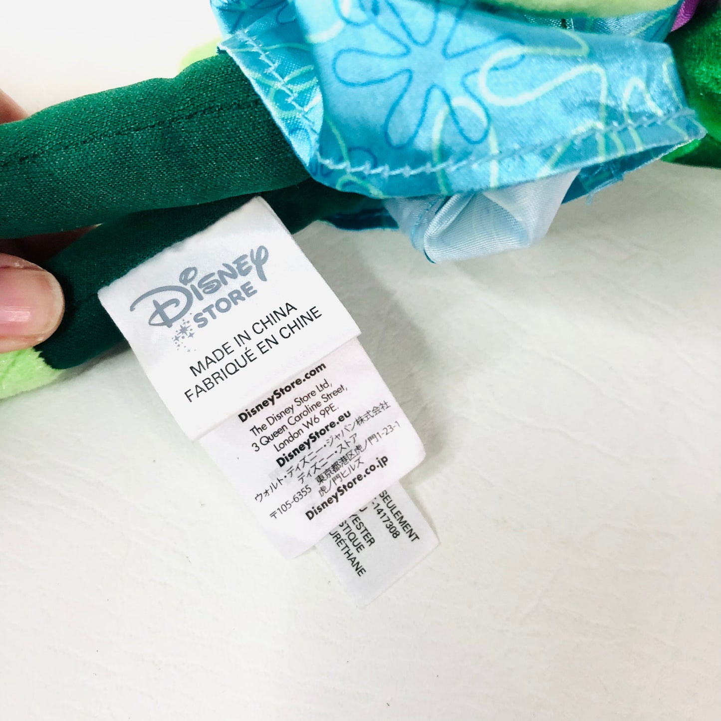 Disney Store Genuine Authentic Disgust Plush Soft Toy Doll Inside Out Movie 11”