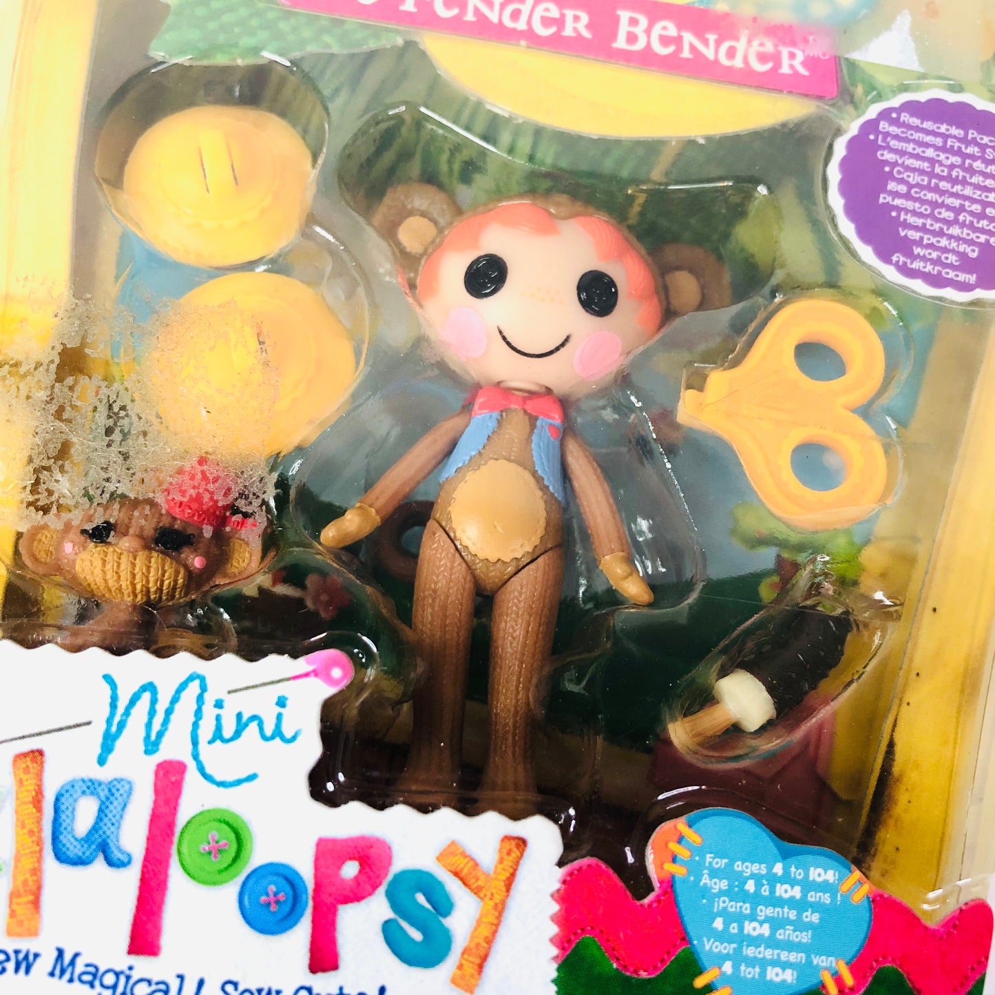 Mini Lalaloopsy Silly Funhouse Ace Fender Bender Doll Set Button Eyes MGA Sealed NEW