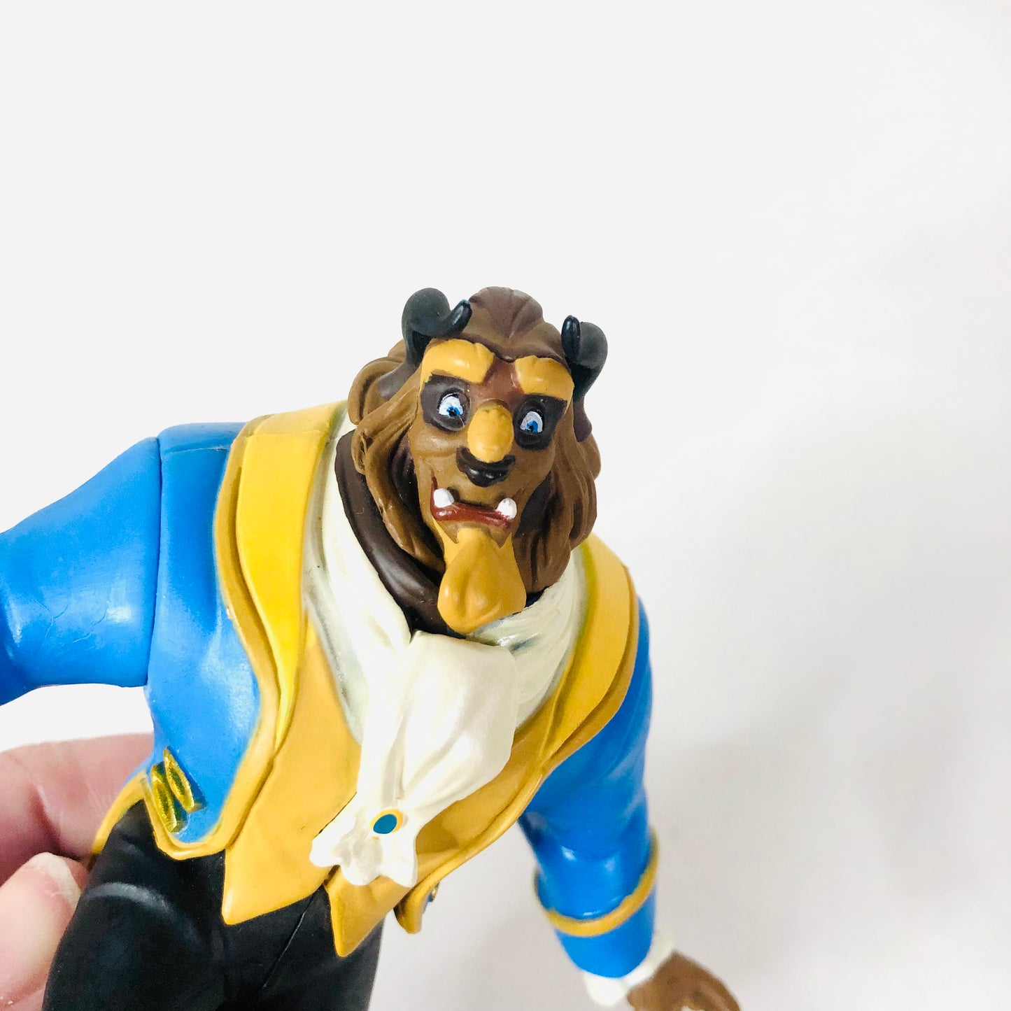 Disney Store Beauty and The Beast Playset 6x 4” Figures Belle Gaston 2016 Rare - Complete Set
