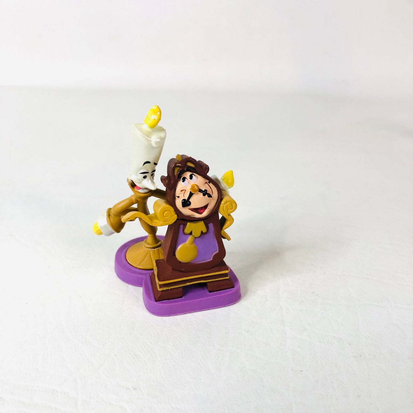 Disney Store Beauty and The Beast Playset 6x 4” Figures Belle Gaston 2016 Rare - Complete Set
