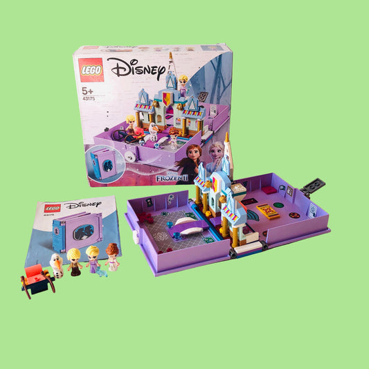 LEGO Disney Princess: Anna and Elsa's Storybook Adventures (43175) 100% Complete With Instructions & Minifigures & Box
