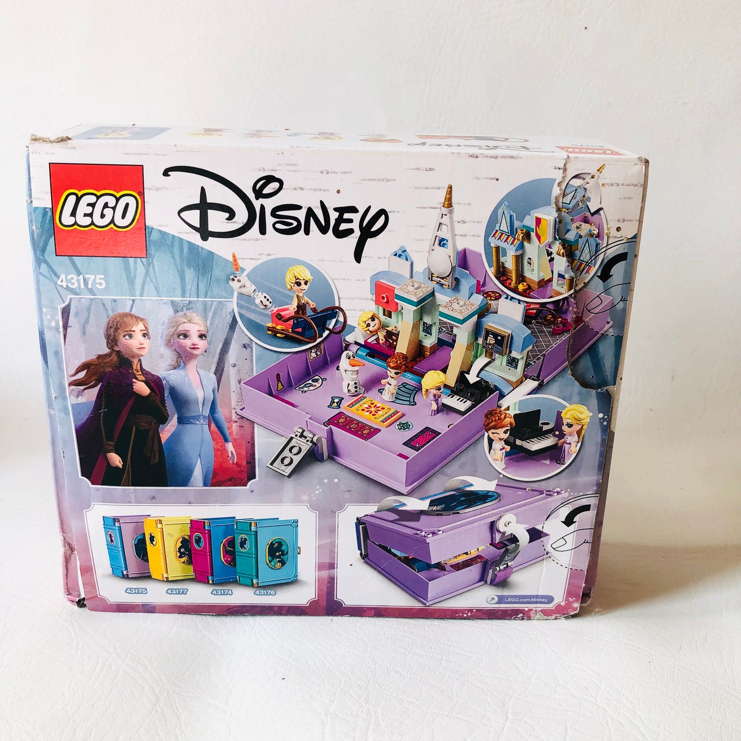 LEGO Disney Princess: Anna and Elsa's Storybook Adventures (43175) 100% Complete With Instructions & Minifigures & Box