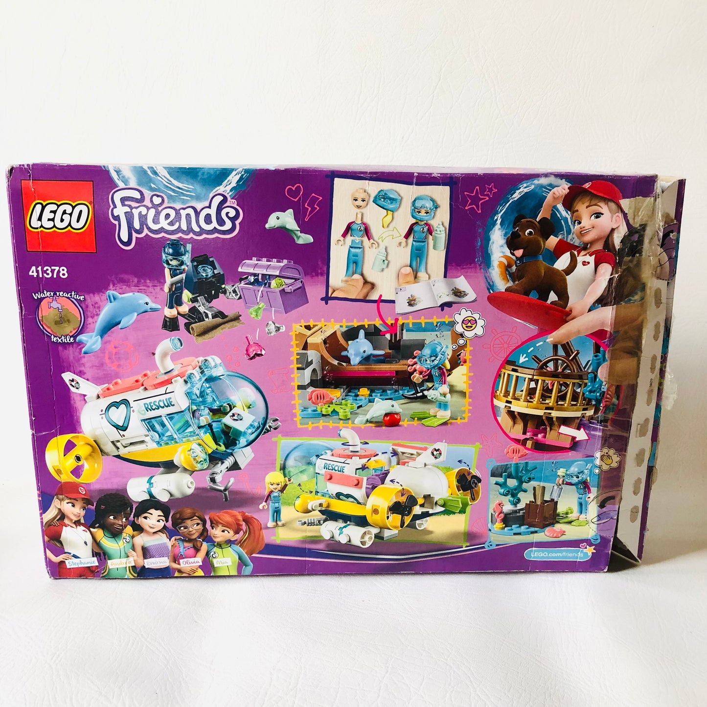 LEGO FRIENDS: Dolphins Rescue Mission (41378) 100% Complete With Instructions & Minifigures & Box