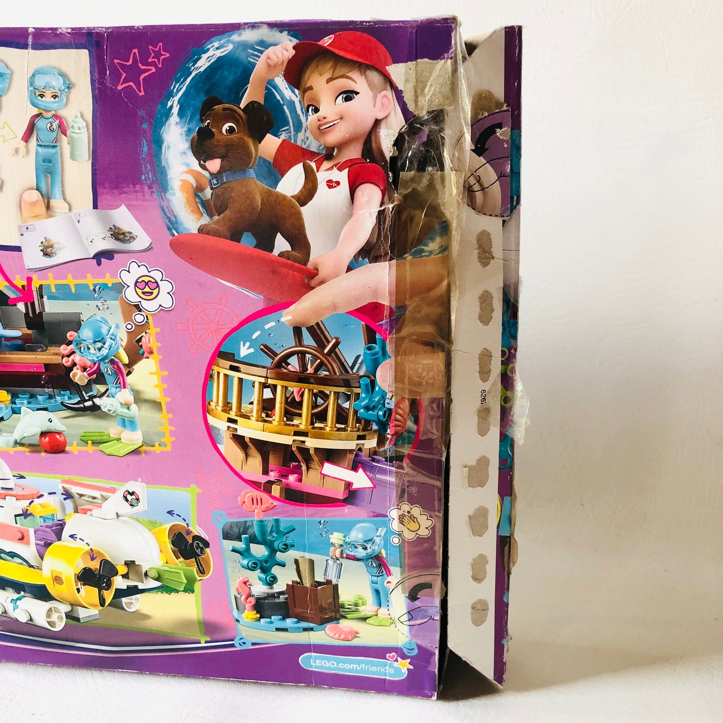 LEGO FRIENDS: Dolphins Rescue Mission (41378) 100% Complete With Instructions & Minifigures & Box