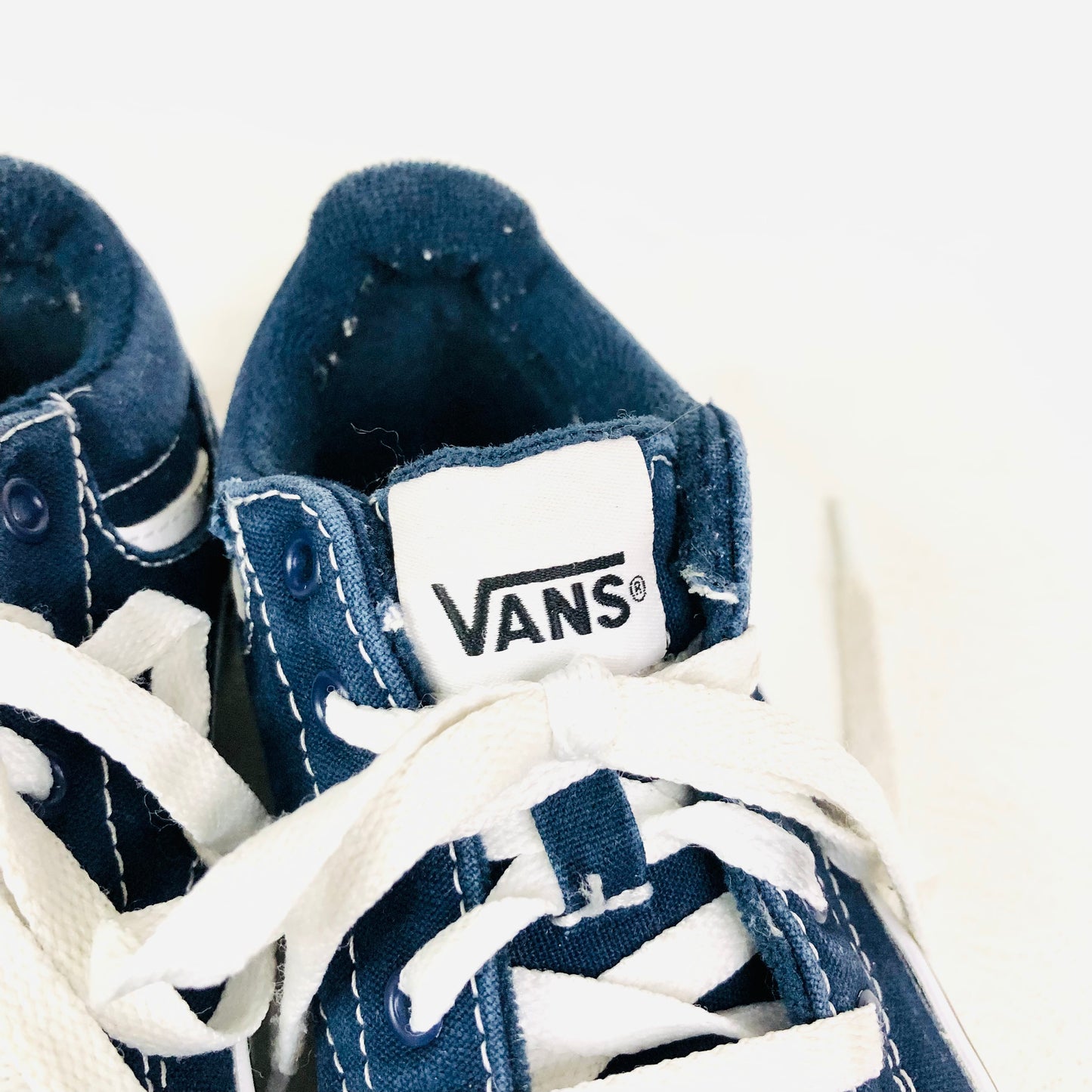 Vans Boys Kids Seldan Low-Top Casual Canvas Trainers Sneakers Navy Blue Size 11 (EU 28)