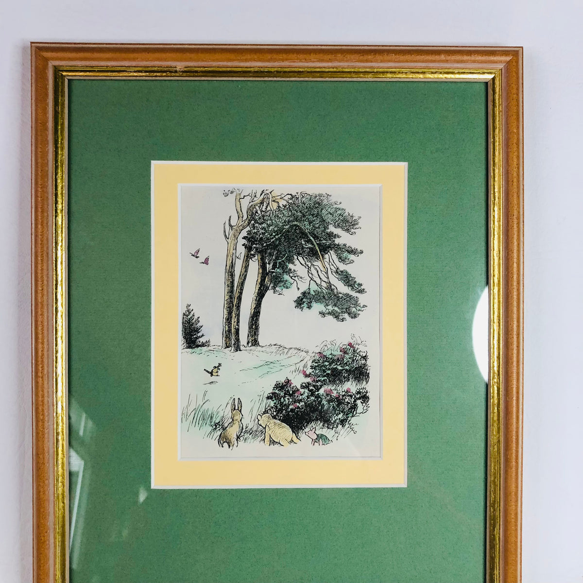 Classic Winnie The Pooh Framed Print E.H. Shepard - High Quality Gallery Mount