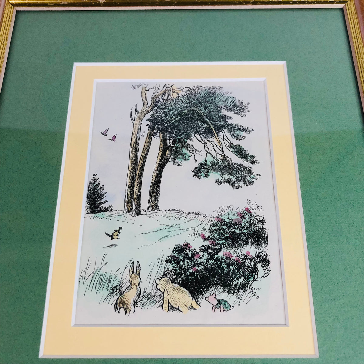 Classic Winnie The Pooh Framed Print E.H. Shepard - High Quality Gallery Mount
