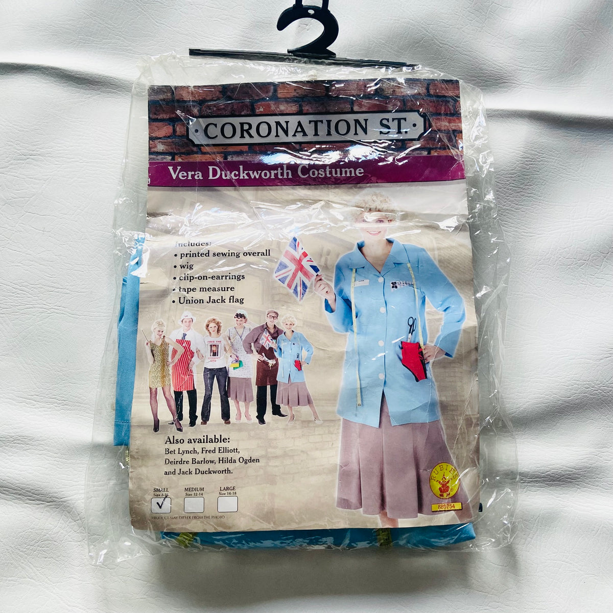 Rubies | Coronation Street | Vera Duckworth | Fancy Dress Costume | Halloween | Size Small (8-10) | Tunic | NEW