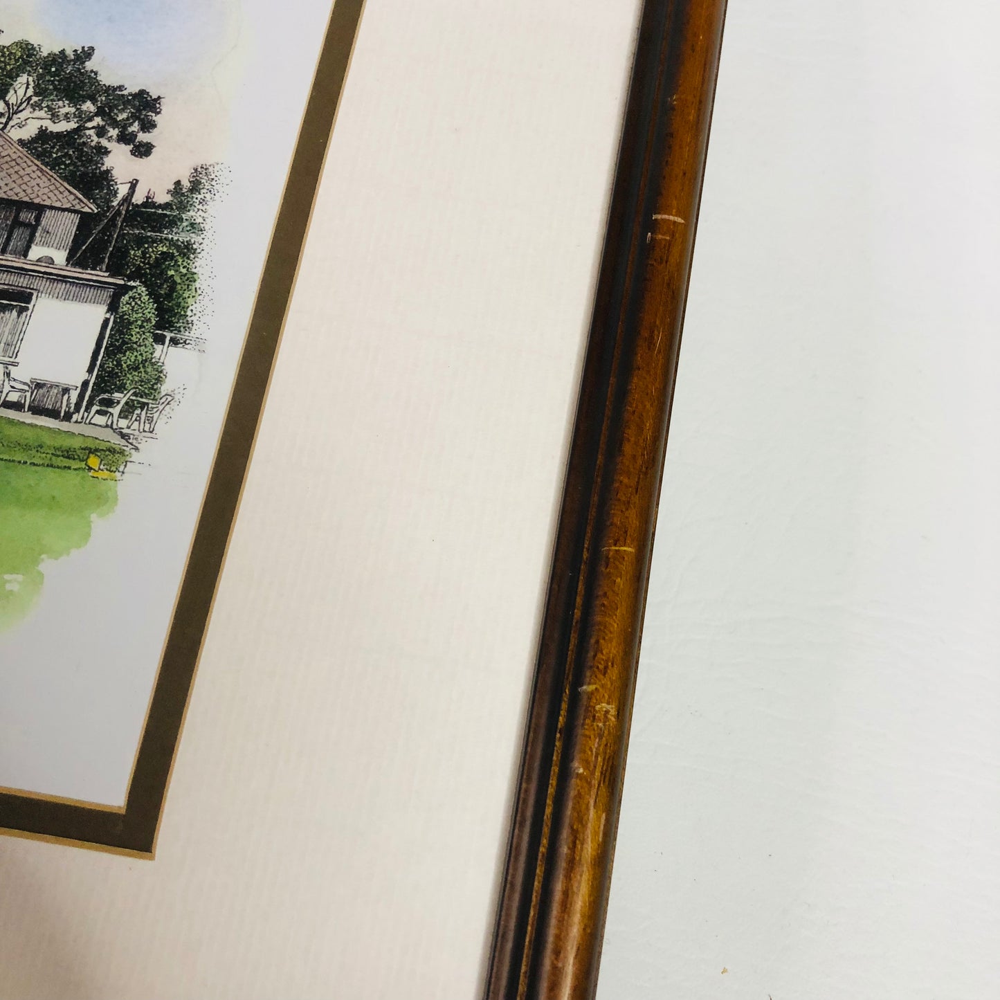 Denys / Denis Le Fevre / Lefevre Golf Club Framed Landscape Watercolour Print