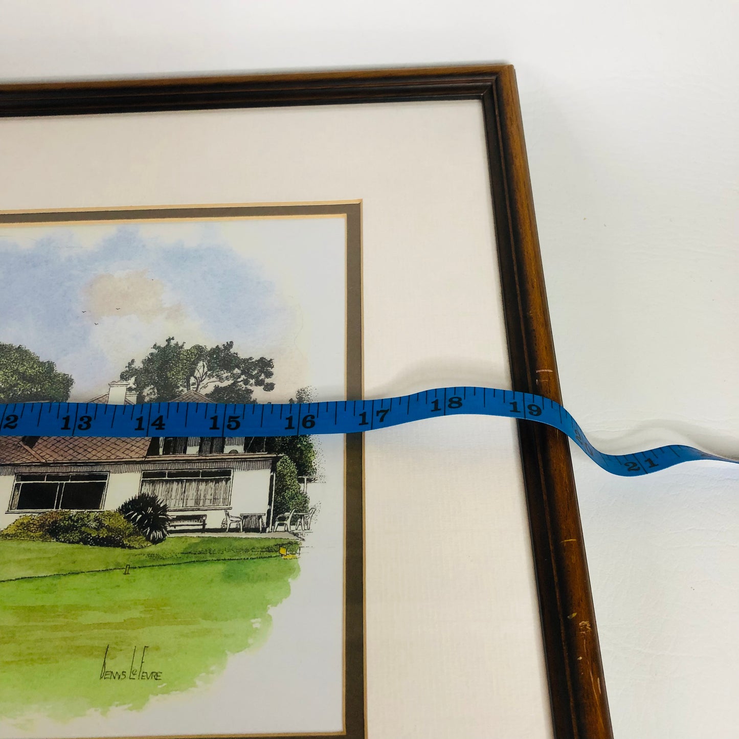 Denys / Denis Le Fevre / Lefevre Golf Club Framed Landscape Watercolour Print