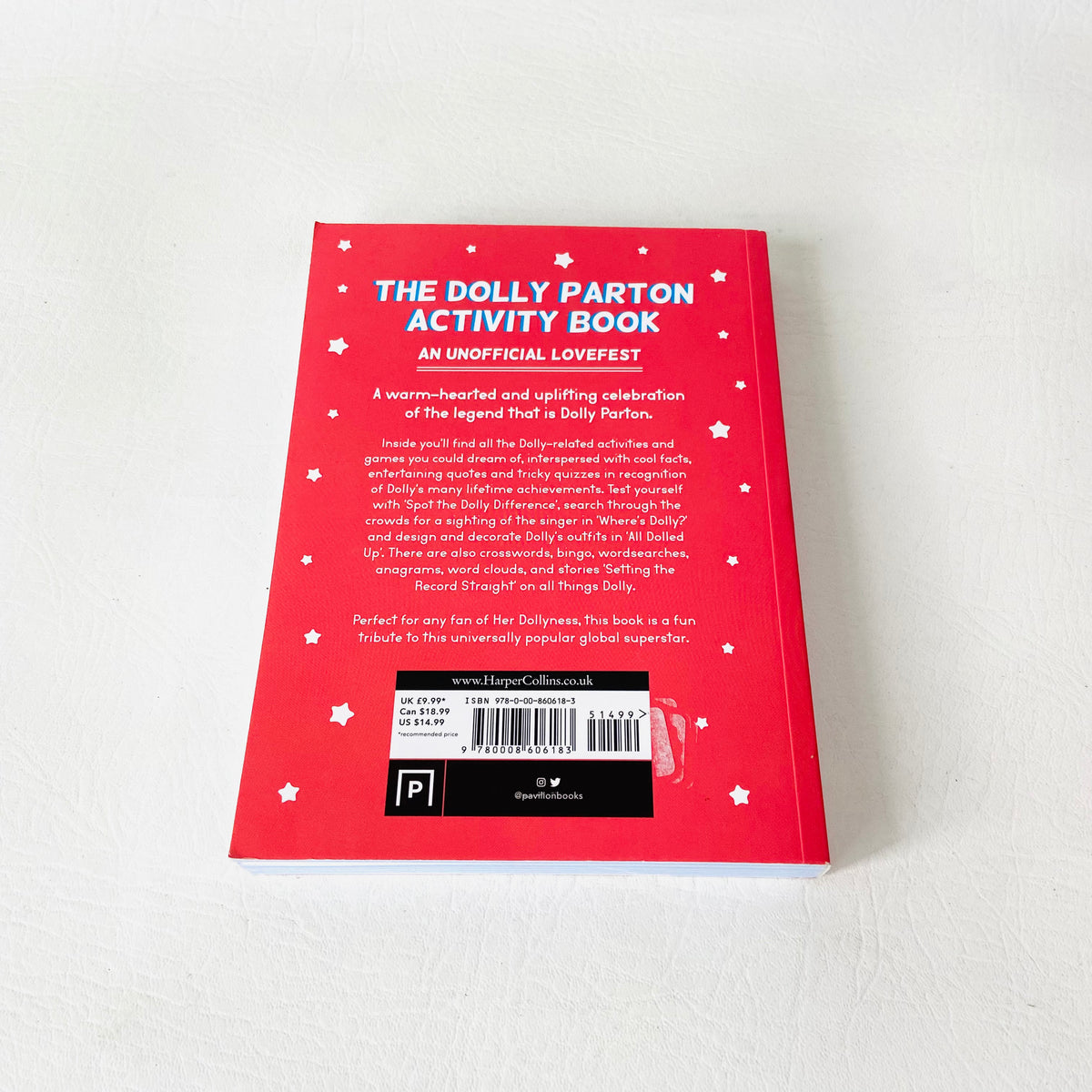 The Dolly Parton Activity Book: An Unofficial Lovefest By Nathan Joyce Trivia & Puzzles