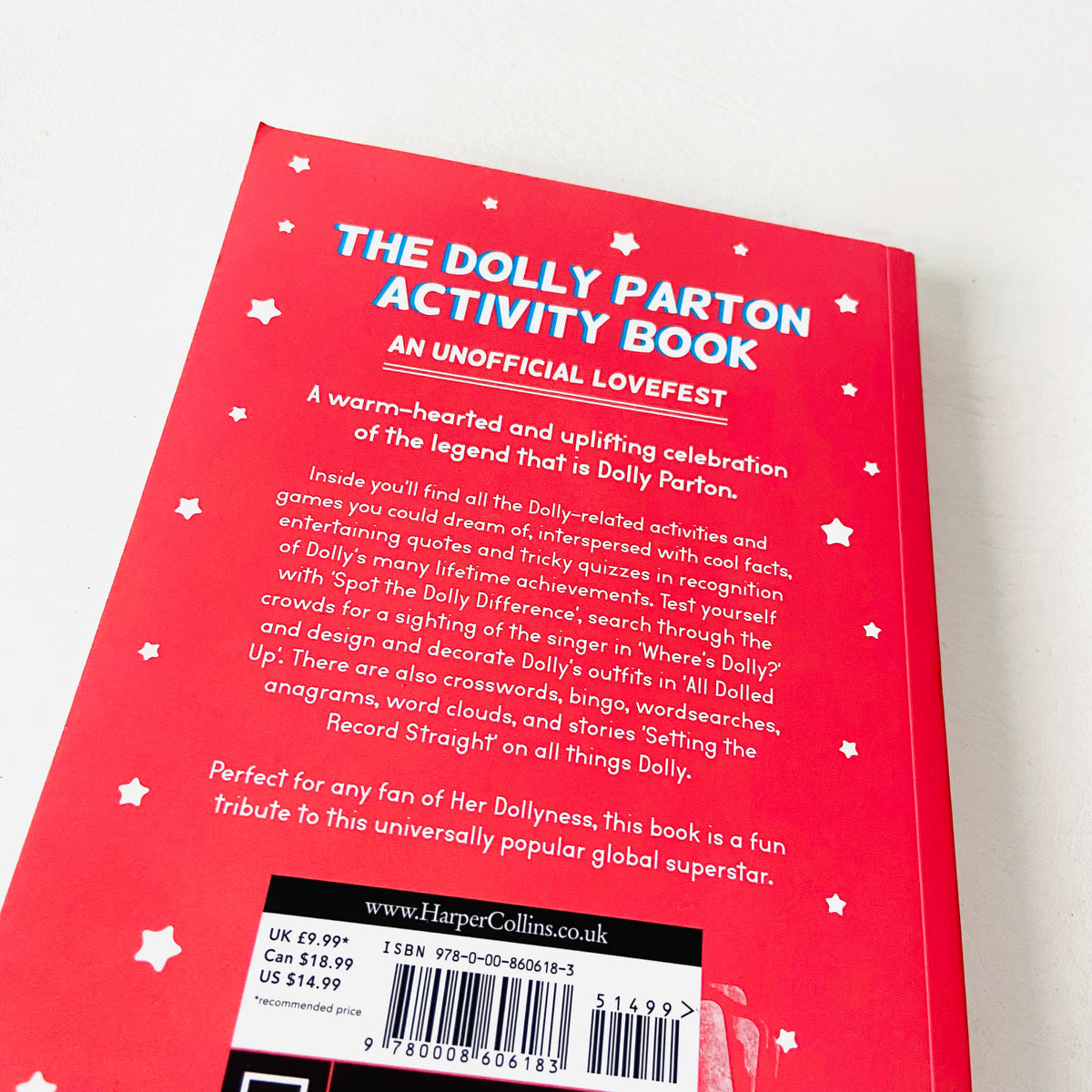 The Dolly Parton Activity Book: An Unofficial Lovefest By Nathan Joyce Trivia & Puzzles