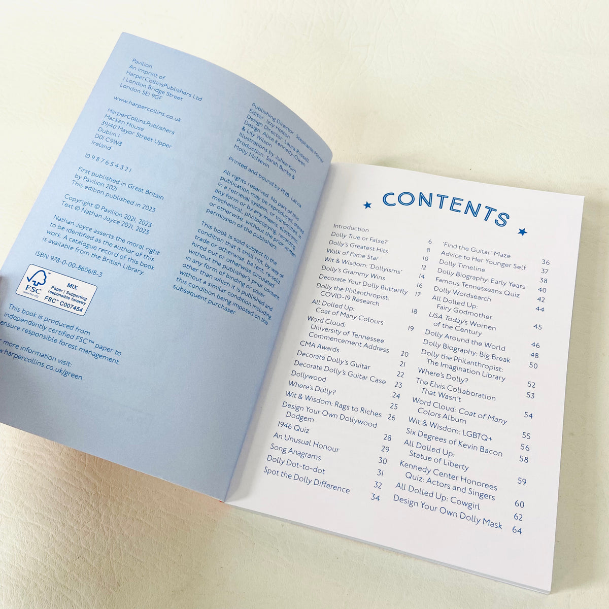 The Dolly Parton Activity Book: An Unofficial Lovefest By Nathan Joyce Trivia & Puzzles