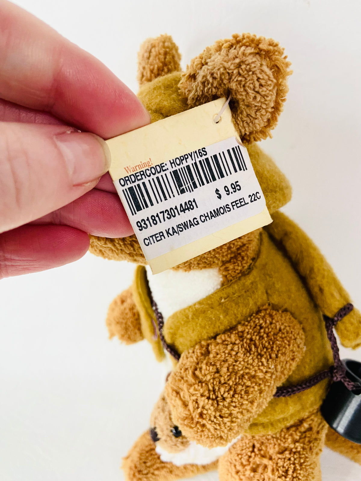 Teddy & Friends Vintage Kangaroo & Joey Swag Australia New With Tags