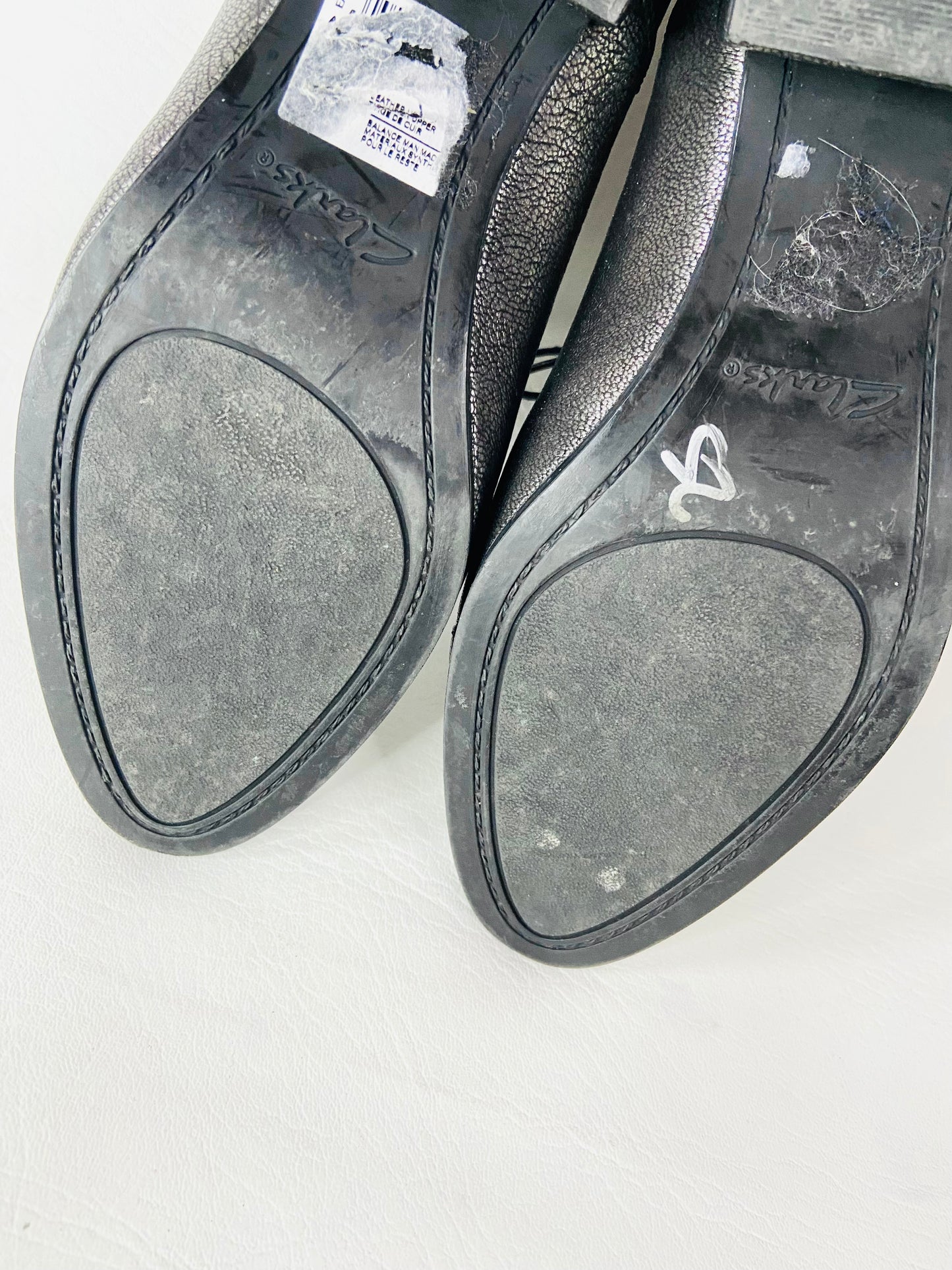 Clarks Rey Melly Ladies Oxford Lace-up Silver Metallic Shoes Leather Size 4 D (37)