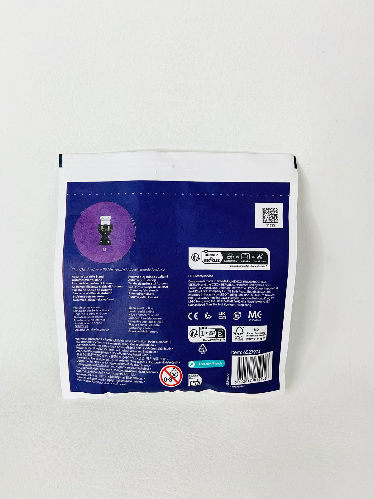 LEGO Friends: Autumn's Waffle Stand (30696) Paper Bag Polybag Set NEW