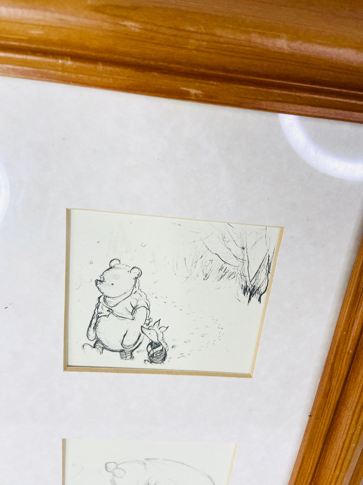 Classic Winnie The Pooh Framed Prints E.H. Shepard - Licensed V&A Museum Art - Nursery Decor Retro
