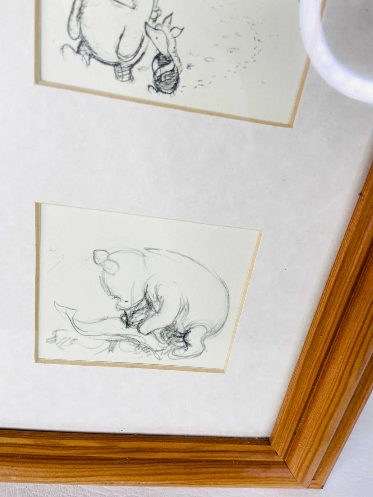 Classic Winnie The Pooh Framed Prints E.H. Shepard - Licensed V&A Museum Art - Nursery Decor Retro