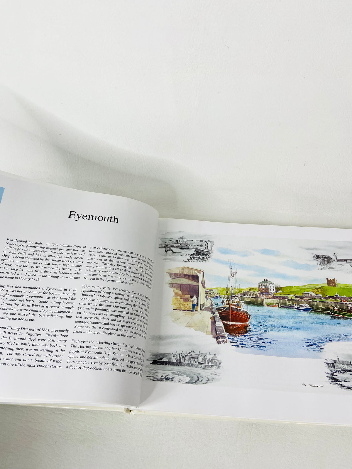 A Coastal Voyage in Watercolour: The Borders to the Humber Ron Thornton Hardback