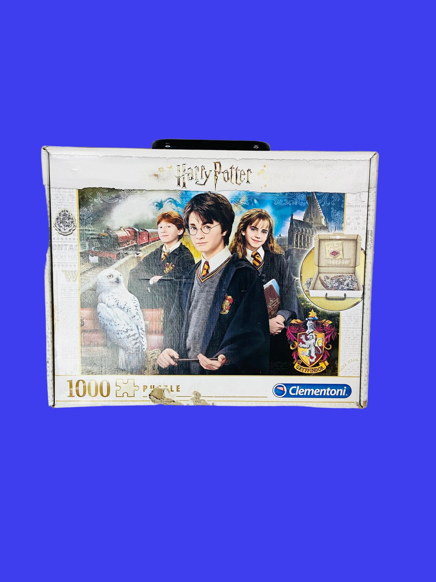 Clementoni 61882 Harry Potter Jigsaw Puzzle - 1000 Pieces - Briefcase Carry Case Style