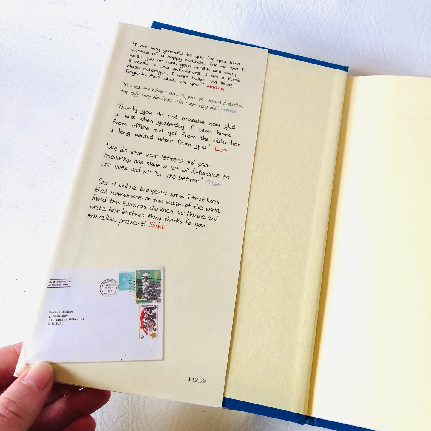 From Newbury With Love: Letters of friendship across the Iron Curtain-Anna Horsrugh-Porter & Marina Aidova Book
