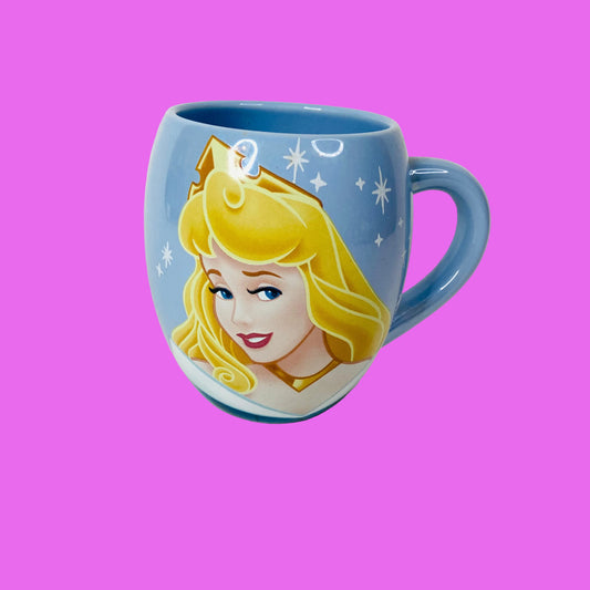Disney Store Princes Cinderella Who Needs Beauty Sleep Ceramic Mug / Coffee Cup