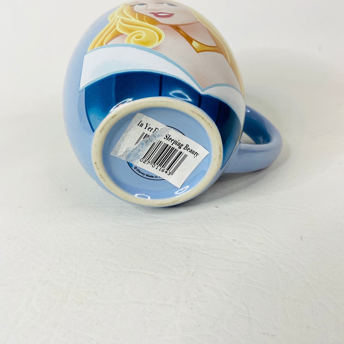 Disney Store Princes Cinderella Who Needs Beauty Sleep Ceramic Mug / Coffee Cup